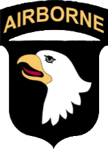 101st Airborne Division patch.
