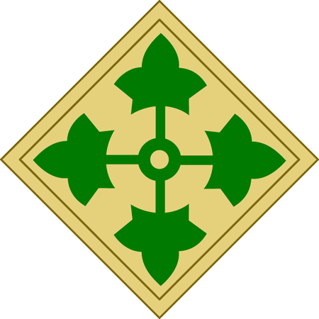 4th infantry division patch.