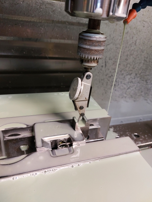 Indicator that has been soaked in coolant.