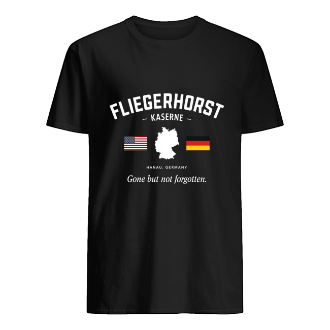 Shirt that says Fliegerhorst, gone but not forgotten.