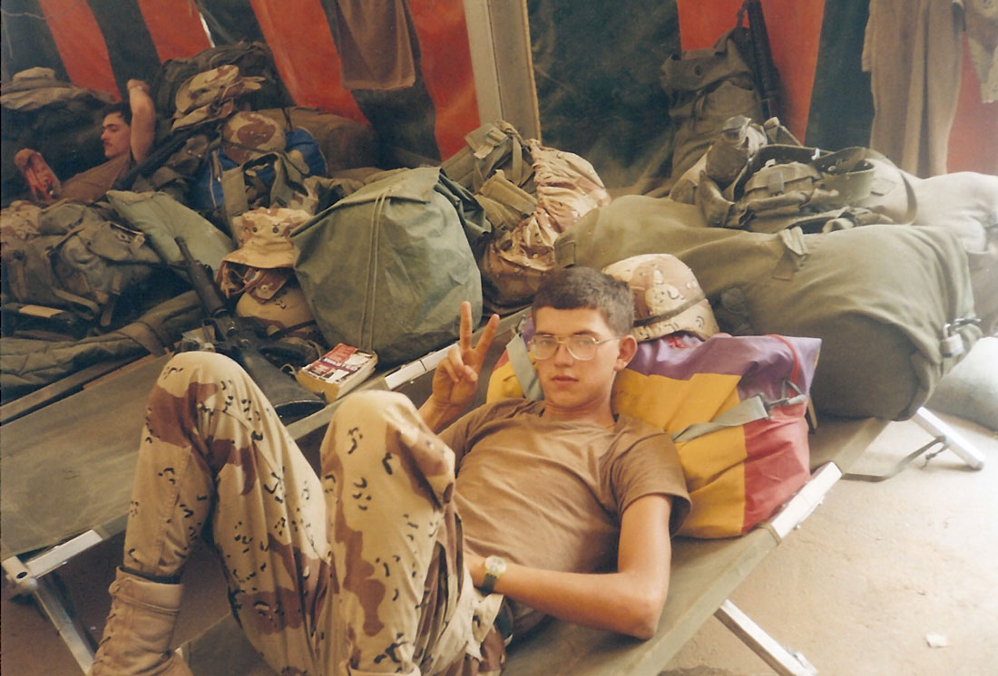 Keving Thompson in Saudi Arabia.