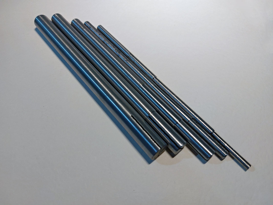 Lapping tools in a wooden box.