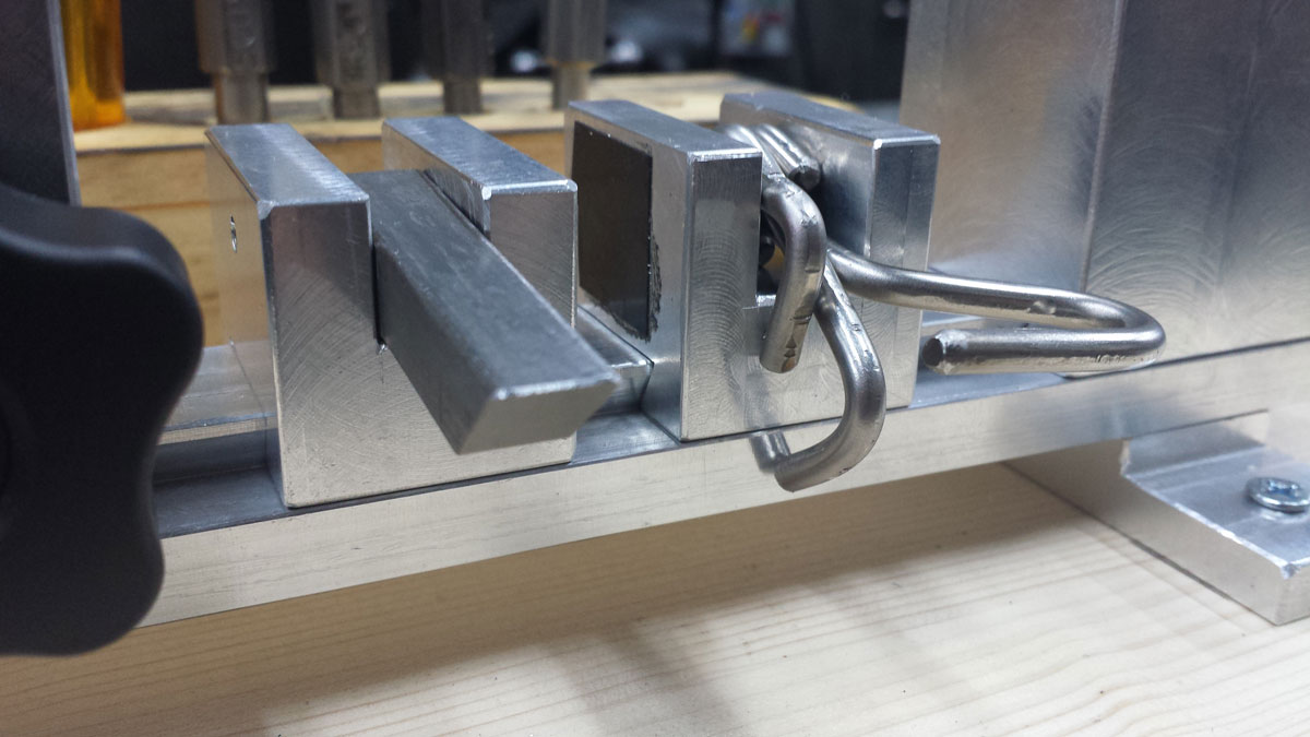 Homemade Ollie Baker mainspring winder.