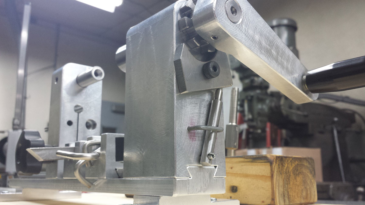 Homemade Ollie Baker mainspring winder.