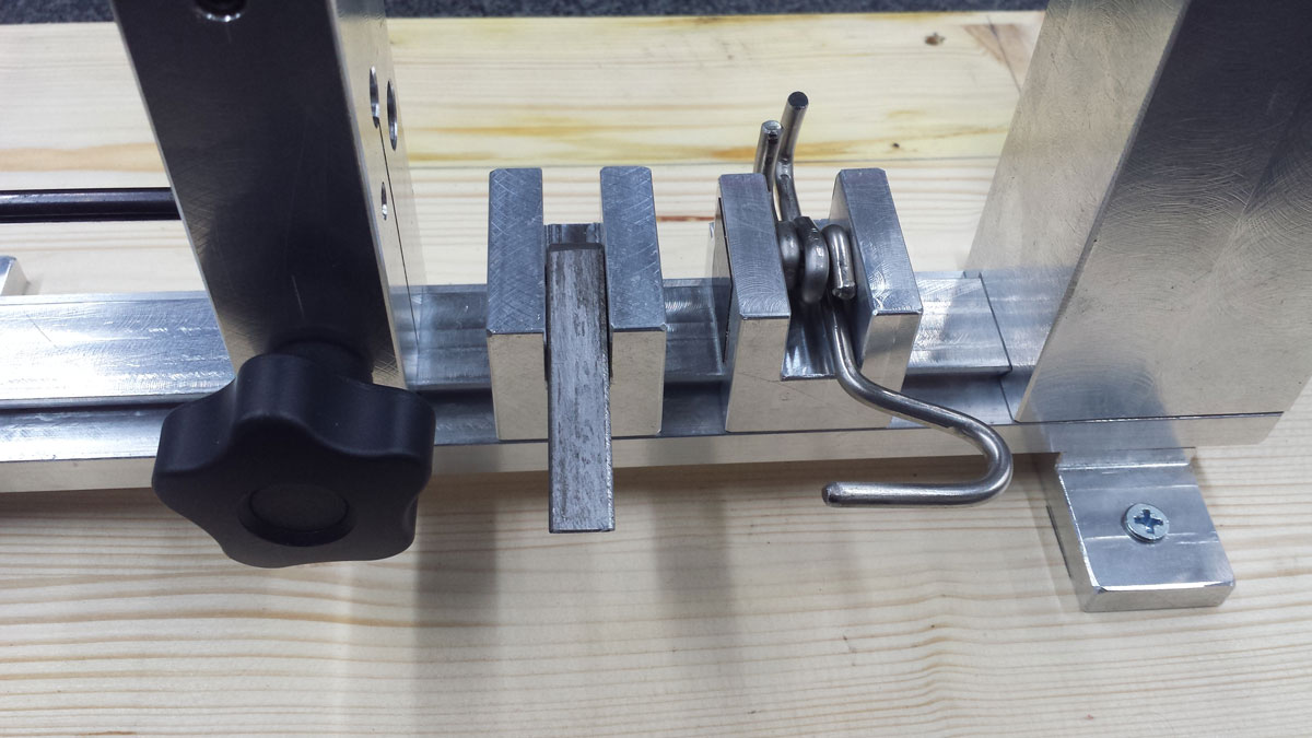 Homemade Ollie Baker mainspring winder.