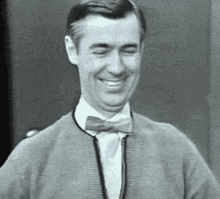 Mr. Rogers flipping the bird.