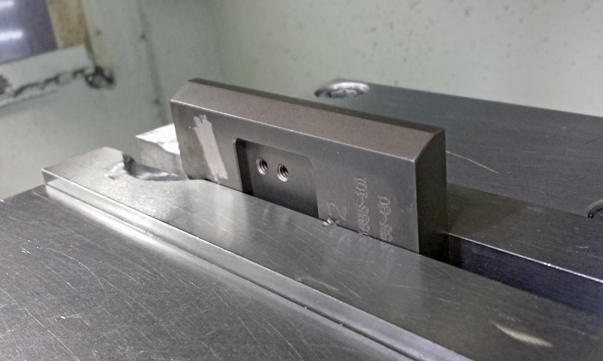 Sample part to be measured.